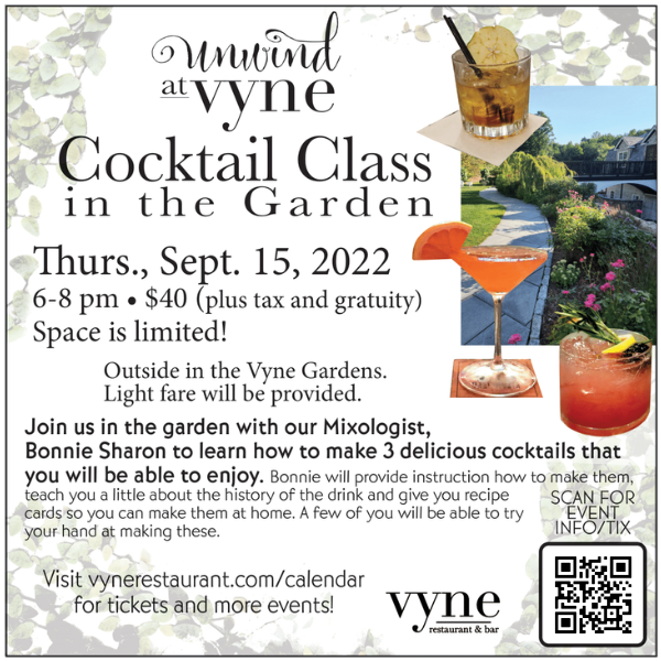 Cocktail Class in The Garden